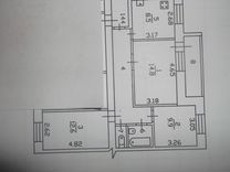 3-к квартира, 61.4 м², 9/9 эт.