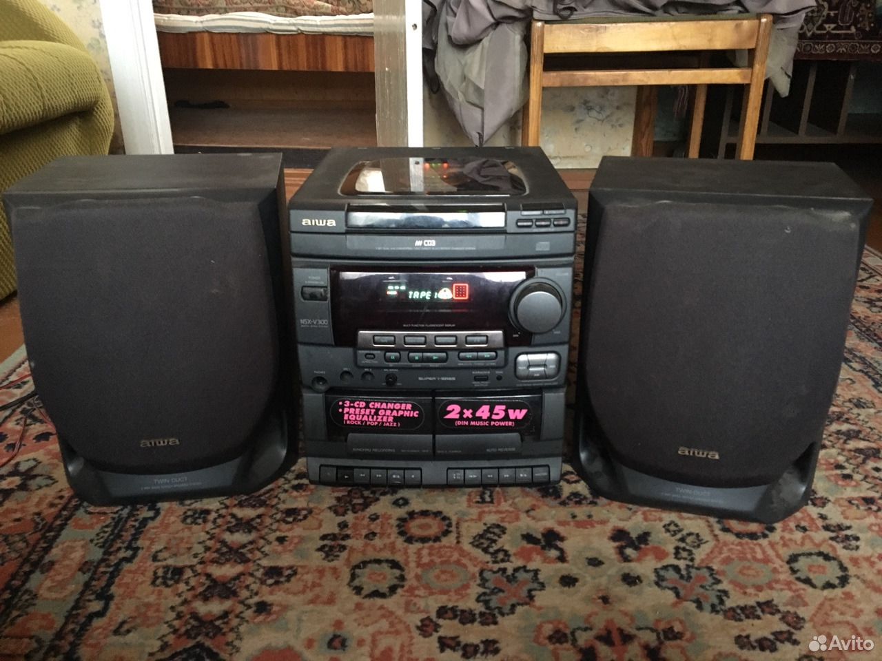 Авито муз. Aiwa NSX-v300. Aiwa NSX-300. Музыкальный центр Aiwa 3 CD. Музыкальный центр Aiwa NSX-v300.