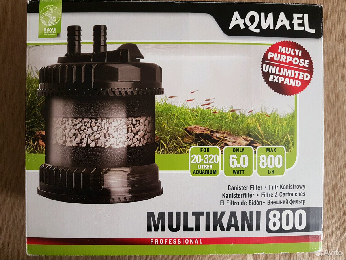 Внешний фильтр для аквариума Aquael Multi Kani 800 купить на Зозу.ру - фотография № 1