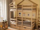Детская двухъярусная кровать-домик объявление продам