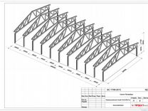 Ферма 18 метров металлическая чертежи