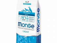 Monge Light корм для собак (Лосось и Рис) 15 кг