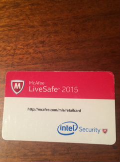 Антивирус McAfee LiveSafe лицензия на 1 пк