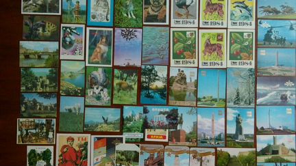 Календарики визитки СССР