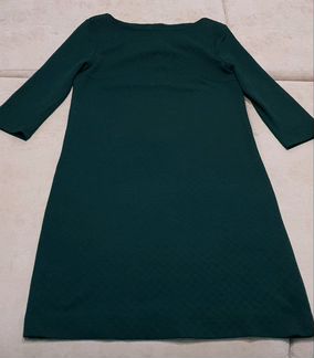 Платье темно-зелёное