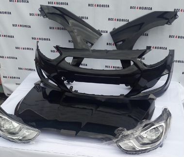 Комплект Hyundai Solaris 2011-14 г.цвет Черный MZH