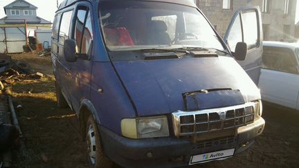ГАЗ ГАЗель 2705 2.4 МТ, 2001, фургон, битый