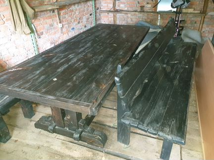 Мебель деревянная под старину из сосны