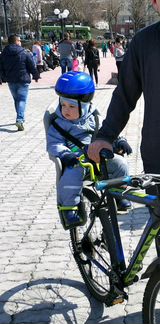 Велокресло детское (с багажником)