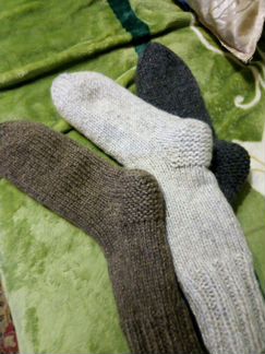 Вязаные носки