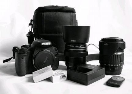 Canon eos 600d + 2 объектива