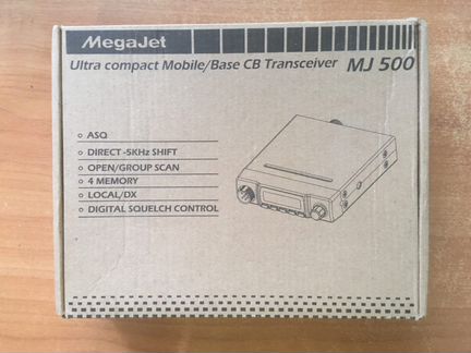 Компактная автомобильная рация MegaJet MJ-500