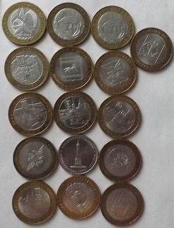 Монеты биметалл и юбилейная