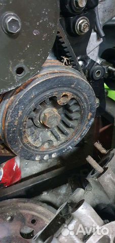 Шкив коленвала 4м41 паджеро 3