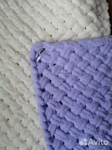 Плед детский плюшевый ручная работа