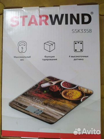 Новые Кухонные весы starwind