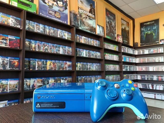 Игровая приставка xbox 360 blue