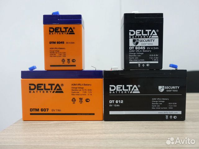 Аккумулятор 6V любой ампераж