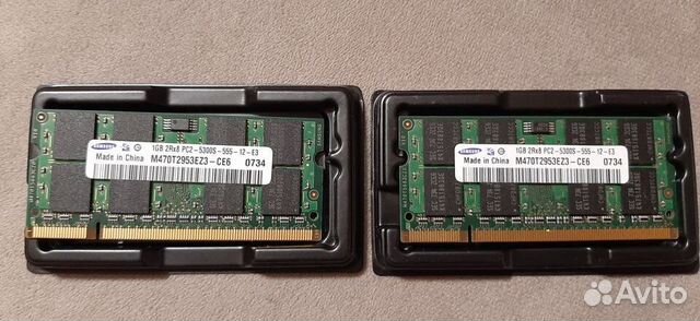 Оперативная память 1Gb 2Rx8 PC2-5300S-555-12-E3