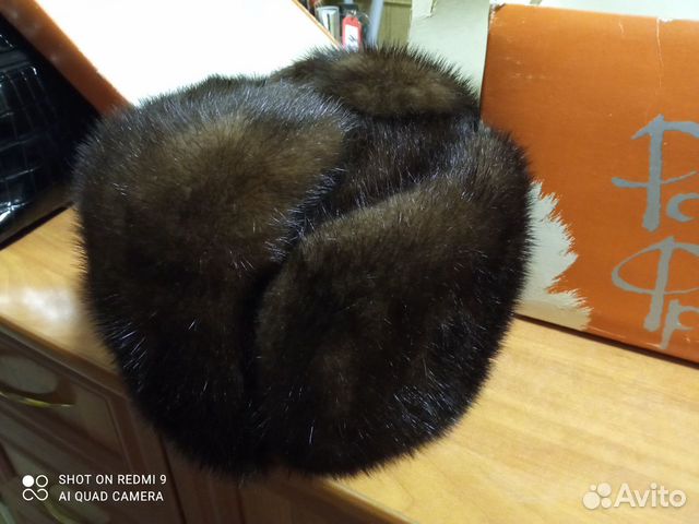 Норковая шапка мужская