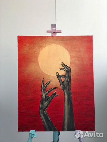 Картина на холсте «В опале светила»