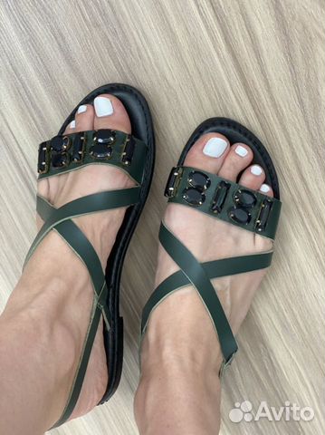 Босоножки topshop кожаные