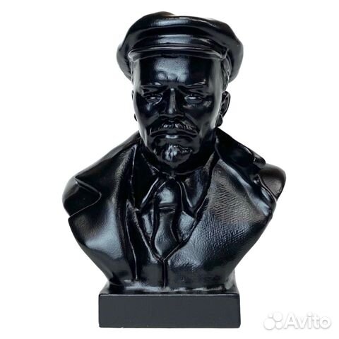 Бюст ленина В. И. В кепке 125 мм чугун