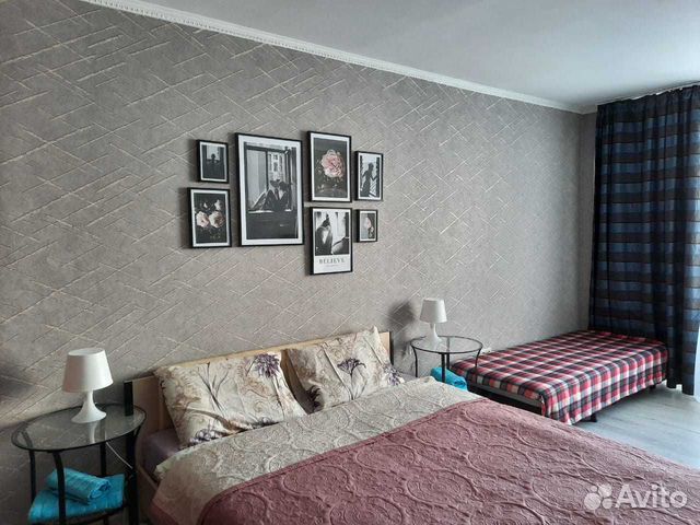 

1-к. квартира, 34 м², 2 кровати