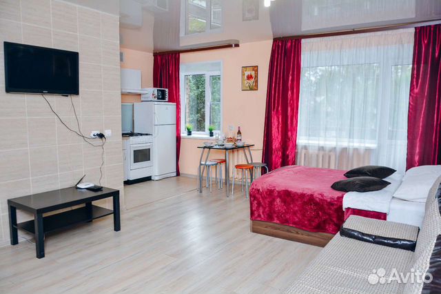 

Квартира-студия, 34 м², 2 кровати