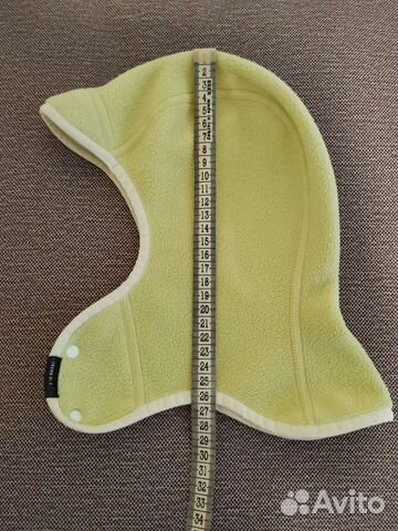 Шапка шлем детская флисовая