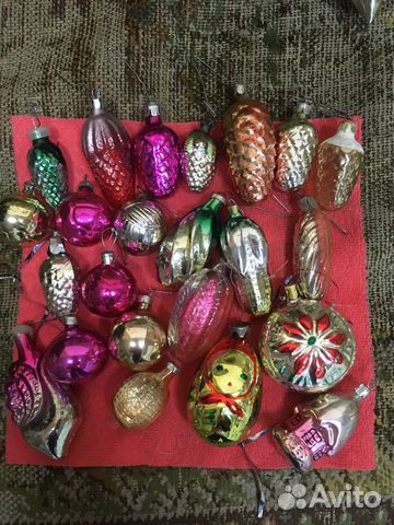 Игрушки новогодние СССР