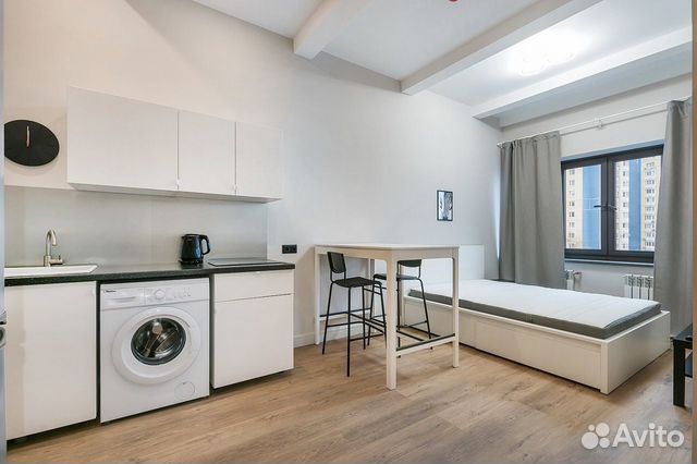 

Квартира-студия, 30 м², 1 кровать