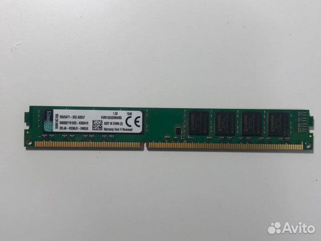 Оперативная память Kingston KVR1333D3N9/8G DDR3 8G