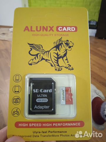 Карта памяти MicroSD новая 128Гб класс 10