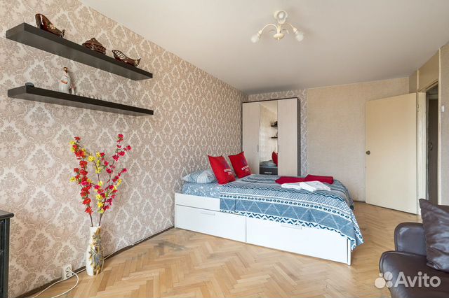

1-к. квартира, 32 м², 2 кровати