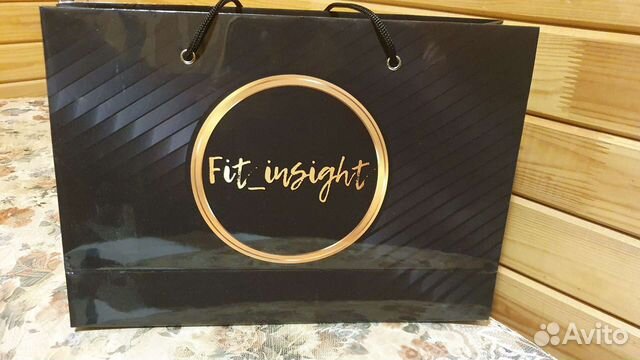 Подарочный пакет, черный, упаковочный