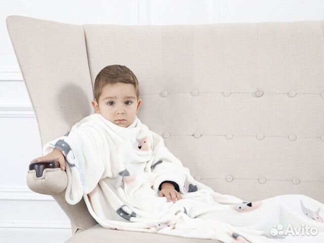 Плед с рукавами детский Sleepy Kids Котята