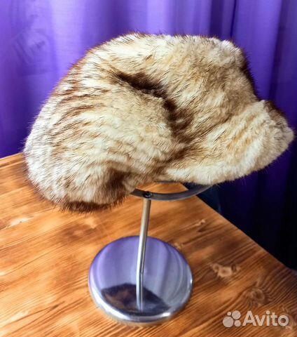 Шапка - берет, норковый Kusenkovv