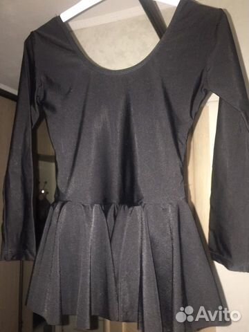 Гимнастический купальник с юбкой