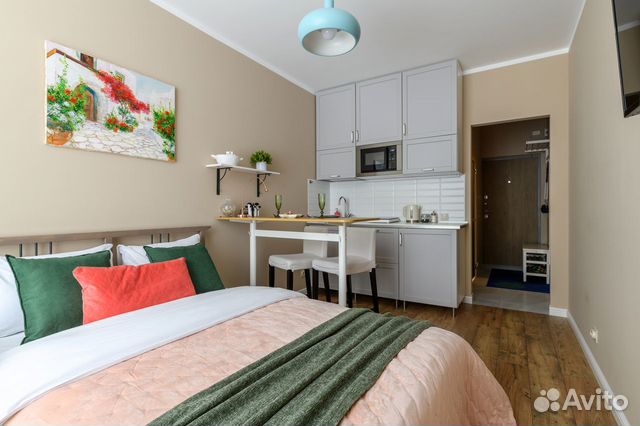 

Квартира-студия, 20,5 м², 2 кровати