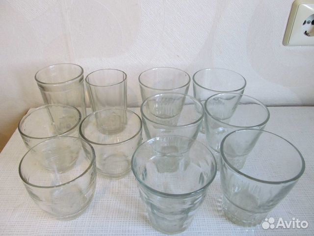 Стаканы лафитники бокалы стекло фарфор