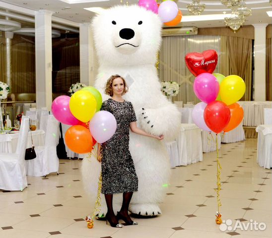 Ростовые медведи(Белый медведь и тедди)