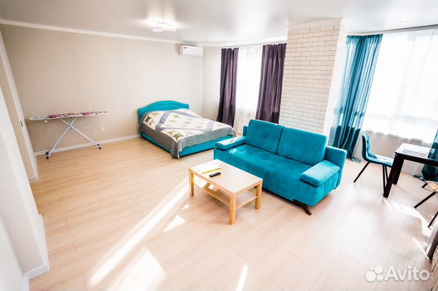 

Квартира-студия, 45 м², 2 кровати
