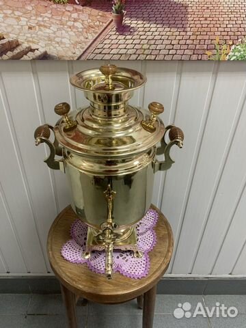 Самовар угольный на дровах 6-7 л Захряпин