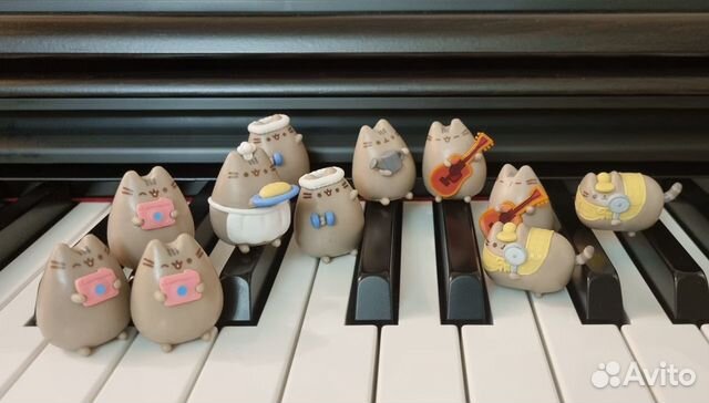 Pusheen cat, киндер Пушин кот (фигурки из Mega Sec
