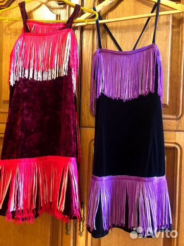 Платья с бахромой. Костюм для танцев, шоу