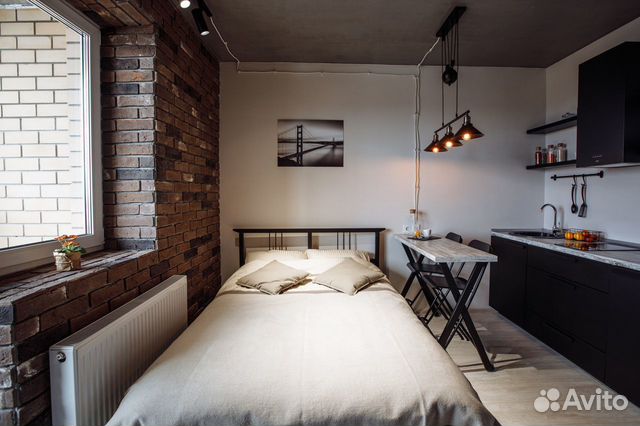 

Квартира-студия, 27 м², 1 кровать