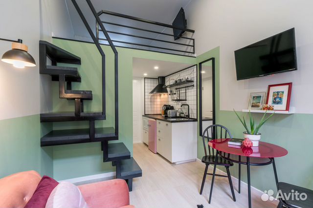 

Квартира-студия, 15 м², 1 кровать