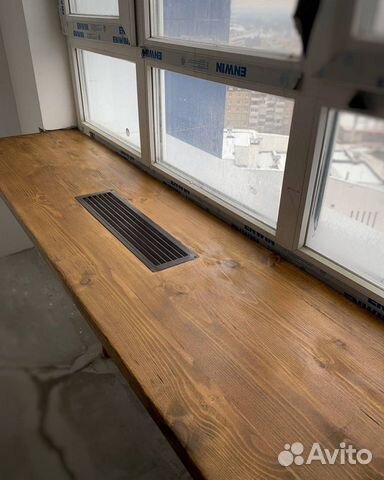 Подоконник деревянный