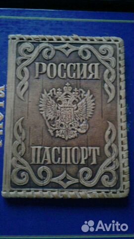 Обложка для паспорта (из дерева)